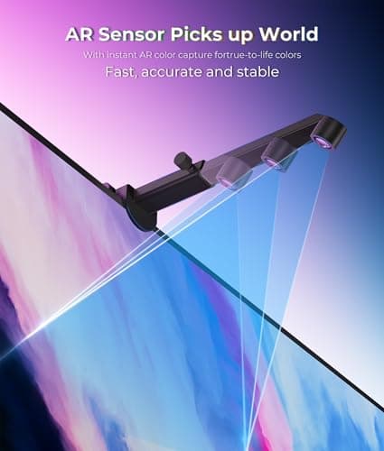 DeckTok TV Backlight LED 15ft - TV Backlight Sync to Screen PC Monitor for 55-75 Inch RGB LED Strip Lights Cuttable with Sensor Smart App Control Game & Music Sync Color Changing Light for Home Decor - Thumbnail 3