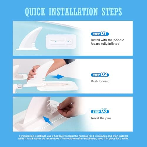 FunWater 10'6×33"×6" Inflatable Stand Up Paddle Board with Premium SUP Paddleboard Accessories, Wide Stable Anti-Slip EVA Deck,Paddle Boards for Adults & Youth of All Skill Levels - Thumbnail 5