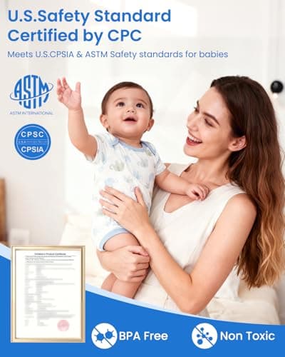 25-Pcs Luxury Baby Boy Gift Basket Set, Blue (0-12M Newborn) | Premium Baby Shower Gifts with Keepsake Memory Book. Ultimate Newborn Essentials in Woven Basket for Unforgettable Welcome Mom Gift - Thumbnail 4