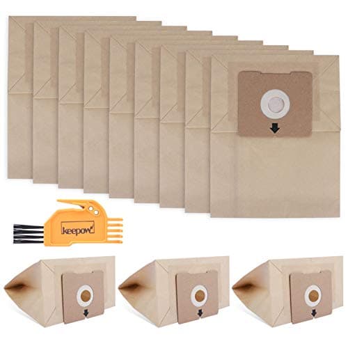 KEEPOW Zing Vacuum Bags for Bissell, 12 Pack Zing Bags 2154 4122 Compatible with Bissell Zing Canister Vacuum 1668, Zing Canister Bags Replacement - Image 1