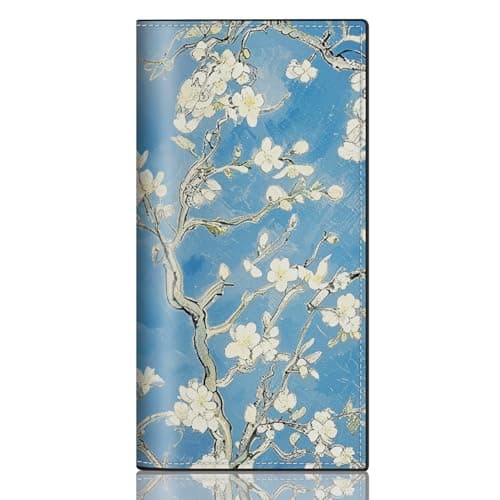 CASMONAL Checkbook Covers for Personal Checkbook, PU Leather Check Book Covers for Women & Men – Fashionable Print Design - Image 1