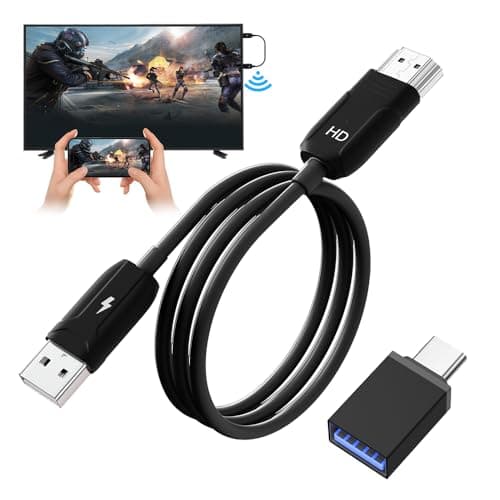 Wireless HDMI Mirroing Adapter/Cable/dongle,Streaming Stick,Wireless Display Adapter Extender Streaming Video/Audio to TV/Projector/Monitor,Suitable for iPhone/iPad/MacBook/Smartphone/Notebook - Image 1