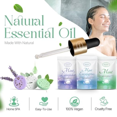 Shower Steamers Aromatherapy 18 Pack Mothers Day Gifts for Women Her Him Romance Birthday Spa Basket Natural Essential Oils Stress Relief Mint Lavender Relaxation for Mom Men Teens Adults Travel - Thumbnail 3