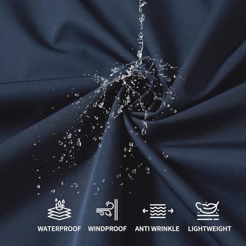 M MAELREG Mens Lightweight Windbreaker Vintage Light Golf Bomber Jacket Spring Fall Outdoor Coats Work Clothes - Thumbnail 6