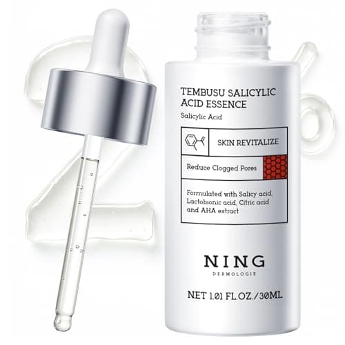 NING DERMOLOGIE 2% Salicylic Acid Serum: Pore Minimizer & Acne Treatment for Face with AHA PHA Tranexamic Acid Niacinamide & Tembusu Extract | Exfoliant for Acne & Blemish Skin | Oil Control | 1 FL OZ