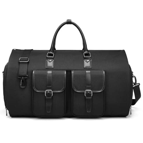 Carry-On Garment Bag for Travel, Convertible Duffel Bag for Men - 2 in 1 Large Luggage Dress Bag with Shoe Pouch - Image 1