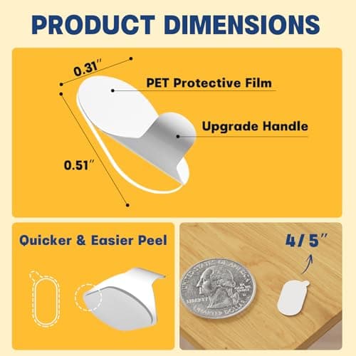 200Pcs Double Sided Sticky Dot Stickers Removable Round Putty Clear Sticky Tack No Trace Sticky Putty Waterproof Small Stickers for Festival Decoration - Thumbnail 2