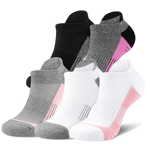 OGW Women's Ankle Socks for Athletics 5-Pack - Cushioned Sock with Arch Support,Moisture-Wicking for Running/Yoga/Gym,size 5-12 - Image 1