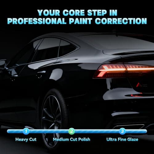 WEICA Medium Cut Polish - 17.6 Bottle for Swirl Marks & Light Scratch Removal - Safe Car Paint Polishing Compound - Use by Dual Action Polisher or Hand - All Clear Coats - Thumbnail 6