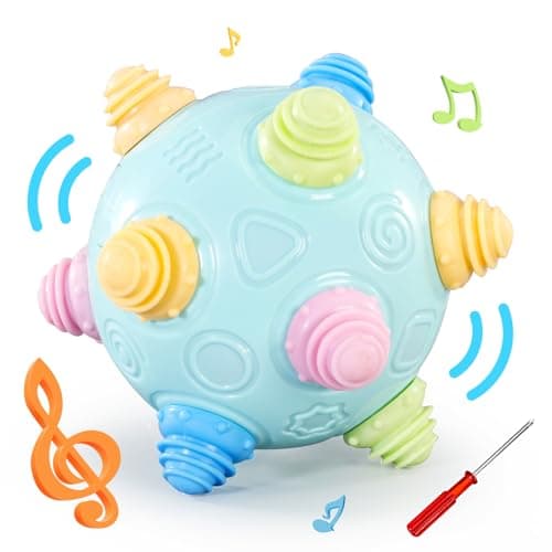 VANLINNY Baby Toy-Bumble Ball for Babies,Toddlers Toy Ball Dancing Bumpy & Interactive Sounds Crawl, Best Bouncing Sensory Learning Gift for 3+ Year Old Boys&Girls. - Image 1