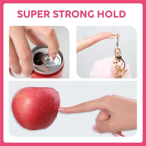 LOVFUL Extra Srong Brush on Nail Glue for Press Ons, Super Strength Nail Adhesive for Acrylic Press on Nails Tips - Salon Quality, Quick Drying, Long Lasting, Easy&Precise Application(7g/0.25oz) - Thumbnail 3