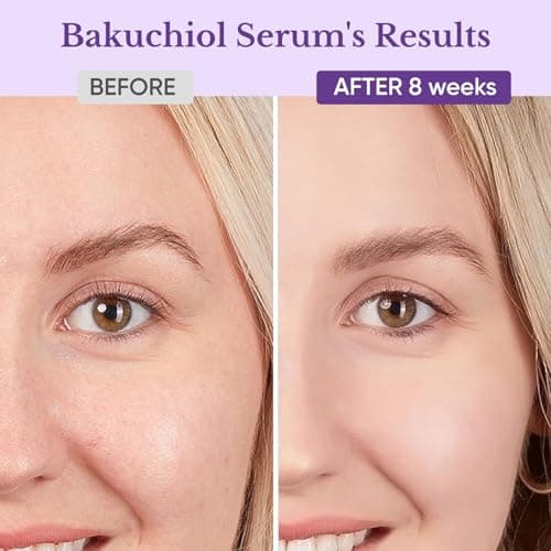 Bakuchiol Retinol Serum for Face - Retinol Alternative for Sensitive Skin with Vitamin E, Hyaluronic Acid, Collagen, Serum for Anti-Aging, Wrinkle Reduction Skin Firming & Smoothing 1 oz - Thumbnail 4