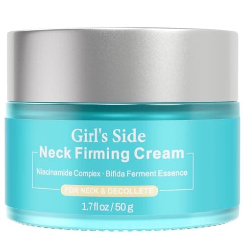 Girl's side Neck Firming Cream with Niacinamide & Bifida Ferment - Hyaluronic Acid, Caffeine, Ceramide Moisturizer to Minimize Fine Lines, Tighten Neck & Chest Skin, 1.7 fl oz / 50 g - Image 1