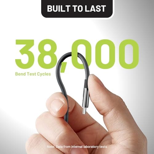 Omnibar Heavy Duty USB A to Lightning Cable 6FT, MFi Certified Apple Lightning Cable, Nylon Braided iPhone Charger Cord for iPhone 14/13/12/11 Pro Max/XR/XS/X iPad AirPods BeatsX CarPlay Cable - Thumbnail 4