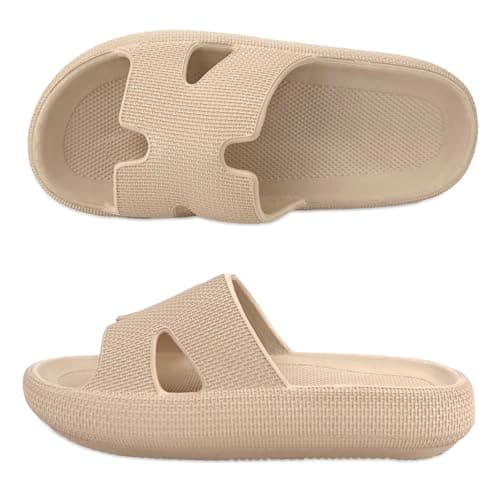 Haifago Cloud Slippers for Womens Soft Foam Recovery Slides, Pillow Cushion Sandals for Women, House Bathroom Dorm Shower Essentials - Image 1