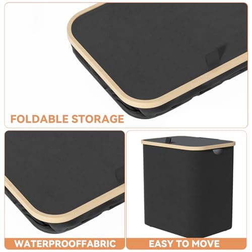 Towel Warmer for Bathroom,35L Foldable Towel Warmer Quick Heat Warming Tub Heating Detachable Bucket with Auto Shut Off, Electric Hot Towel for Spa,Blanket,Baby,Bathrobe Towels - Thumbnail 5