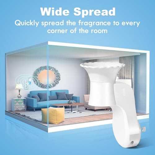 FIRIK WallFlower Plug in, Wall Fragrance Plug in Compatible with Bath and Body Works Wallflowers Refills, ETL Certified, Fragrance Diffuser Plug for Home, Office, 4 Pcs - Thumbnail 3