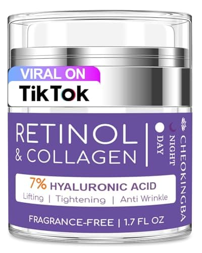 Neck Firming Cream for Tightening | Anti-Aging Face Moisturizer for Women | 1% Retinol + 7% Hyaluronic Acid for Firming & Wrinkle Reduction | Day & Night Use for Neck & Décolleté, 1.7 Fl Oz - Image 1