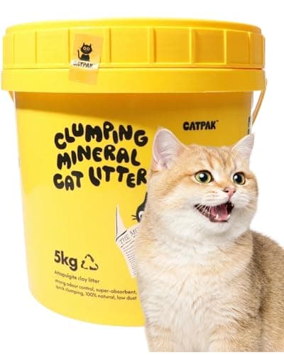 CATPAK Clumping Cat Litter - 100% Natural Attapulgite Clay, Ultra-Low Dust (0.35%), Lock & Dry Technology for a Fresh Home, Fast Clumping & High Absorbency, Eco-Friendly, 13.2 LB (6, Kilograms) - Image 1