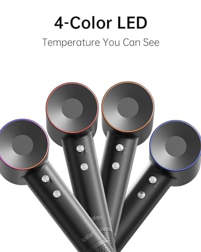 Laifen Swift Special Hair Dryer, High Speed 200M Ionic Blow Dryer with 110, 000 RPM Brushless Motor for Fast Drying, Low Noise, Hairdryer with Magnetic Nozzles - Thumbnail 5