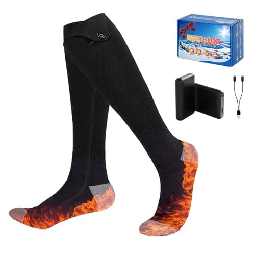 Graciadeco Heated Socks for Men Women, Socks Foot Warmers, Rechargeable Heated Outdoor Camping Skiing Hunting - Image 1