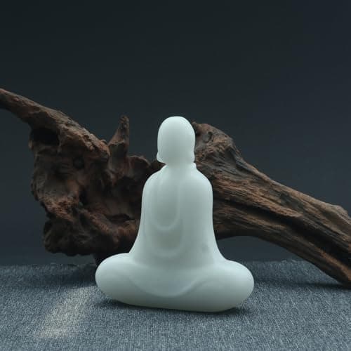 YeseeYe Faceless Buddha Statue - No Face Buddha Figurine Indoor Outdoor Zen Decor for Spiritual Room Meditation - Thumbnail 4