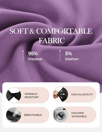 GRACE KARIN Women 2026 Summer Work Dress Sleeveless V Neck Elegant Midi Dresses A Line Ruched Waist Business Dresses Lavender Purple 2XL - Thumbnail 6