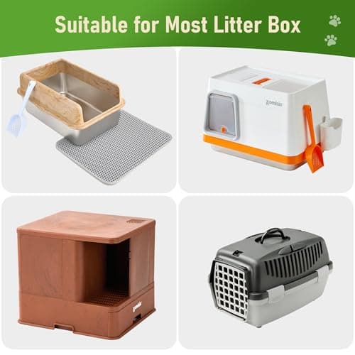 ZOMISIA Cat Litter Box Liners Large - 40 Count 37" x 18" Jumbo Litter Bags with Drawstring, Extra Thick Kitty Litter Pan Liners Tear Resistant Heavy Duty, Easy Clean up for Litter Tray, Unscented - Thumbnail 5