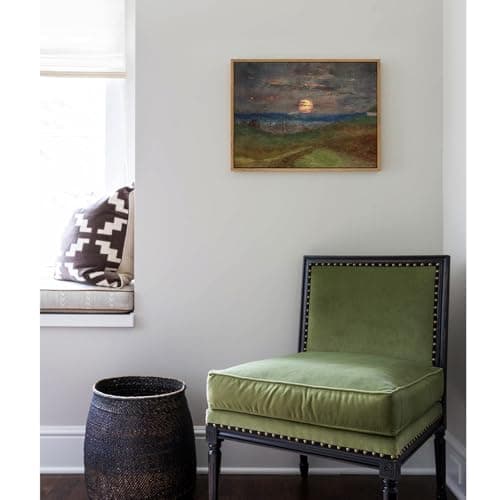 DAJONART Framed Wall Art for Office Living Room Bathroom, Vintage Sunset Landscape Canvas Prints Steampunk Urban Decor, Antique Framed Christmas Wall Decor for Farmhouse Rustic Home, 12"x16" - Thumbnail 2