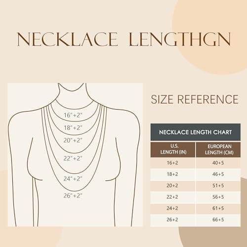 BAYLAY Gold Chain for Women - 18K Gold Plated Chain Necklace Dainty Gold Necklace for Women Gold Jewelry Gifts for Women Size 16 inch - Thumbnail 6