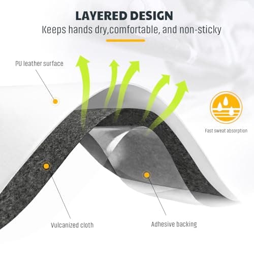 JAYA Bat Grip Tape, 2-Pack Mixed Colors, 1.1mm PU Bat Wrap with Full Adhesive Backing, Non-Slip Sweat-Wicking & Breathable Handle Grip for Baseball/Softball/Cricket Bats, 1100 x 27mm - Thumbnail 2