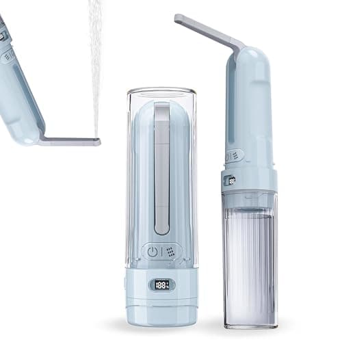 WeWi HLTH Portable Bidet for Travel | Bathroom - Rechargeable Electric Bidet Sprayer with 3 Pressure | Waterproof for Ultimate Personal Hygiene Cleaning at Home Office and Camping (Blue) - Image 1