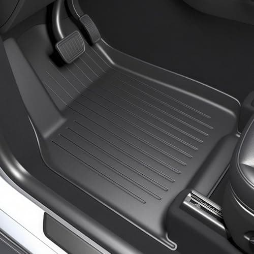 SUPER LINER Tesla Model Y Juniper 2025 2026 Floor Mats & Cargo Liners Full Set 10 PCS Extra-Thick TPE CabinProtect™ for 5-Seater | All-Weather Pet & Child-Friendly Accessories(Not for Standard) - Image 1