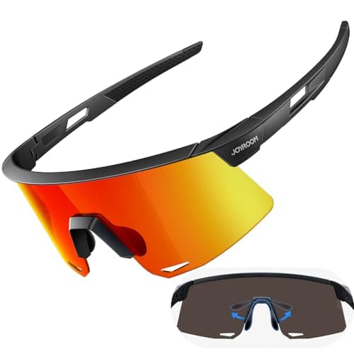 JOYROOM Cycling Glasses Polarized, Sports Sunglasses for Men Women, UV400 Protection, Lightweight Alloy, Adjustable Fit, for Running, Fishing, Skiing, UTV - Image 1