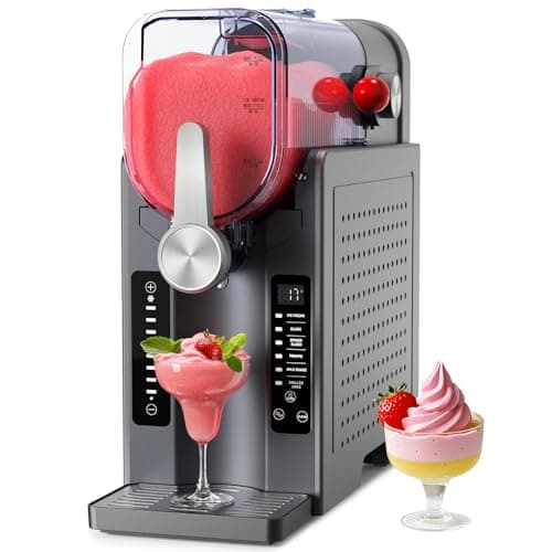 Slushie Machine: No Ice Needed Slushy Machine for Home, 6 Preset, Real-Time Temp Display, Auto-Clean | Frozen Margaritas, Cocktails, Frappés, Ice Cream, Smoothies, Milkshakes,Summer Parties - Image 1