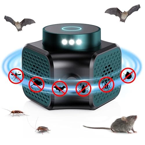LJCMN Mouse Repellent Ultrasonic Plug in, Mice Repellent Indoor Rodent Squirrel Deterrent Device for Home Attic Garage RV - Thumbnail 2