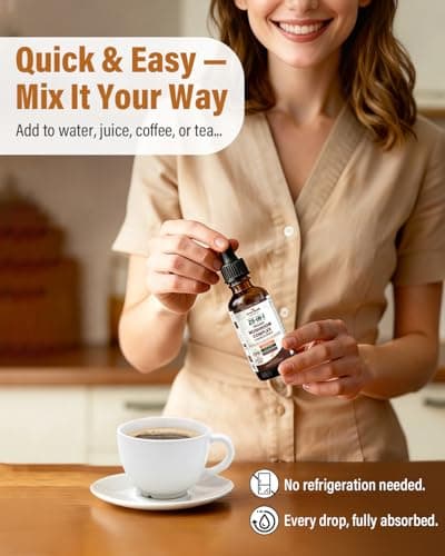 Anven Health 25-in-1 Mushroom Complex Supplement Liquid Drops with Ashwagandha, Lion's Mane, Reishi, Chaga, Cordyceps, Turkey Tail Tincture for Immunity, Energy & Cognition - Non-GMO | 2fl oz - Thumbnail 6