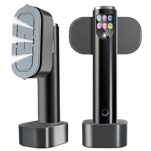 Gyrivav Travel Steamer for Clothes,1300W Portable Steamer＆Iron 2 In 1,15s Heat Up,LED Touch Display with 6 Modes,35Mins Runtime &190ml Lager Tank,Garment Steamer for Travel and Home 𝟏𝟏𝟎𝐕 - Image 1