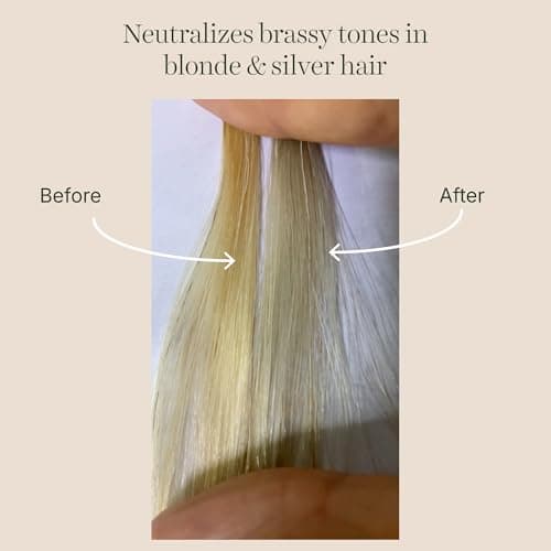 GOOD&ALL Purple Shampoo - Reduce Yellow Tones for Blonde, Silver, Highlighted Hair - Sulfate, Paraben, Fragrance-Free & Vegan - 13.5 fl oz - Thumbnail 2