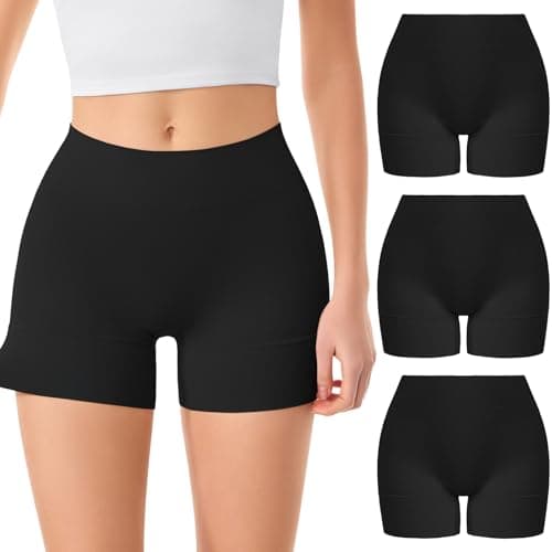ForeverShaper Slip Shorts for Under Dresses Women, Seamless Anti Chafe Underwear Shapewear Thigh Cooling Biker Short Panties - Image 1