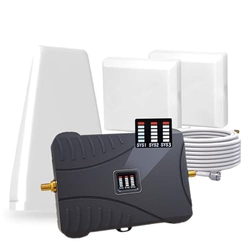 Cell Phone Booster for Home & Multi-Room,Up to 7,000 sq ft,Cell Phone Signal Booster for Band 5/12/13/17,Boost 5G 4G Data for All U.S. Carriers FCC Approved Cell Signal Booster