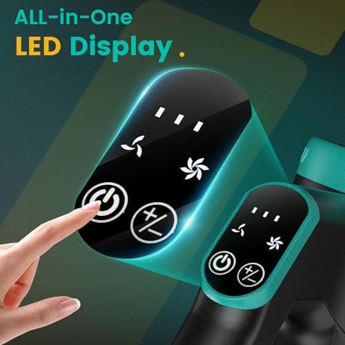 Zefiro Cordless Vacuum Cleaner,45Mins Runtime Vacuum Cleaners for Home, Anti-Tangle and 1.5L Dust Cup, Lightweight Vacuum for Hardwood Floor Carpet Pet Hair - Thumbnail 5