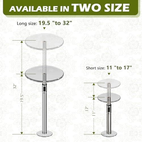 Hazztoll Adjustable Plant Risers for Inside Pot, Planter Insert for Large ​Container​, 19.5-32'' Rise Filler Riser of Tall Flower Bed, Metal Lift Insert for Tall Taper (6 “8“10” Base or Top) - Thumbnail 5