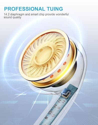 [2 Pack] for Apple Wired Earbuds, 3.5mm Headphones with Microphone 90 Degree Design Clear Call HiFi Stereo Volume Control Earphones for PC Laptop Radio Kindle - Thumbnail 2