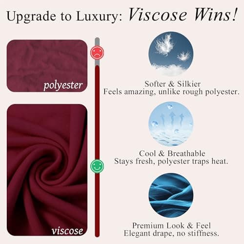 Navisting Women's Soft Knit Pajamas Set V-Neck Top and Pants Long Sleeve Two Piece Loungewear Elegant Wavy Hem Sleepwear with Color Options Burgundy M - Thumbnail 4