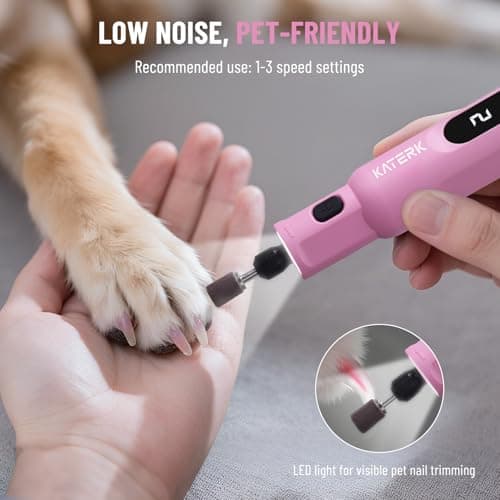 Katerk Mini Cordless Rotary Tool, 5-Speed Rotary Tool Kit, 5000-20000RPM & 70 Accessories, Multi-Purpose 3.7V Power Rotary Tool for Sanding, Engraving, Polishing, Drilling, 3D Printing, DIY Crafts - Thumbnail 4