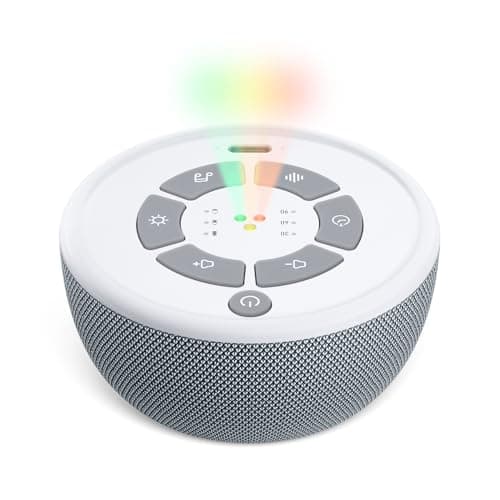 Dreamegg Portable White Noise Sound Machine, 4-7-8 Guided Visual Meditation Breathing Light, 9 Soothing Sounds, Rechargeable Sound Machine for Sleep, Anxiety Relief, Travel, Gifts, Adults - Image 1
