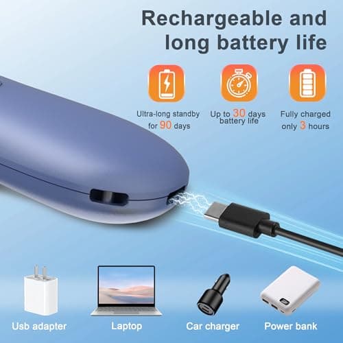 SILENTPAL Dog Bark Deterrent Device,Anti-Barking Device,Up to 15Ft Long Range & Rechargeable Bark Control,Stop Barking Dog Devices,Safe for Dogs Training,Indoor & Outdoor(Purple) - Thumbnail 5