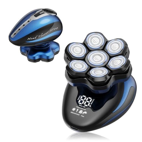 Clforczh Head Shavers for Bald Men - Upgrade LED Display Electric Razor Shavers IPX6 Waterproof - Rechargeable Head Shaving - Image 1