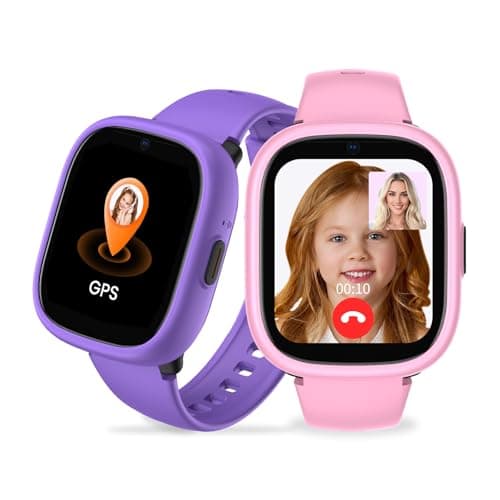 LAGENIO K3 Kids Smart Watch with GPS and Phone, 1.7 Inch HD 4G Smartwatch with Video Calls, WiFi, SOS, Music, Alarm Clock, School Mode, IP68 Waterproof – Smart Watch for Kids